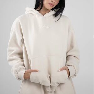 Comfrt ‘Signature Fit Hoodie’ in Bone Size L